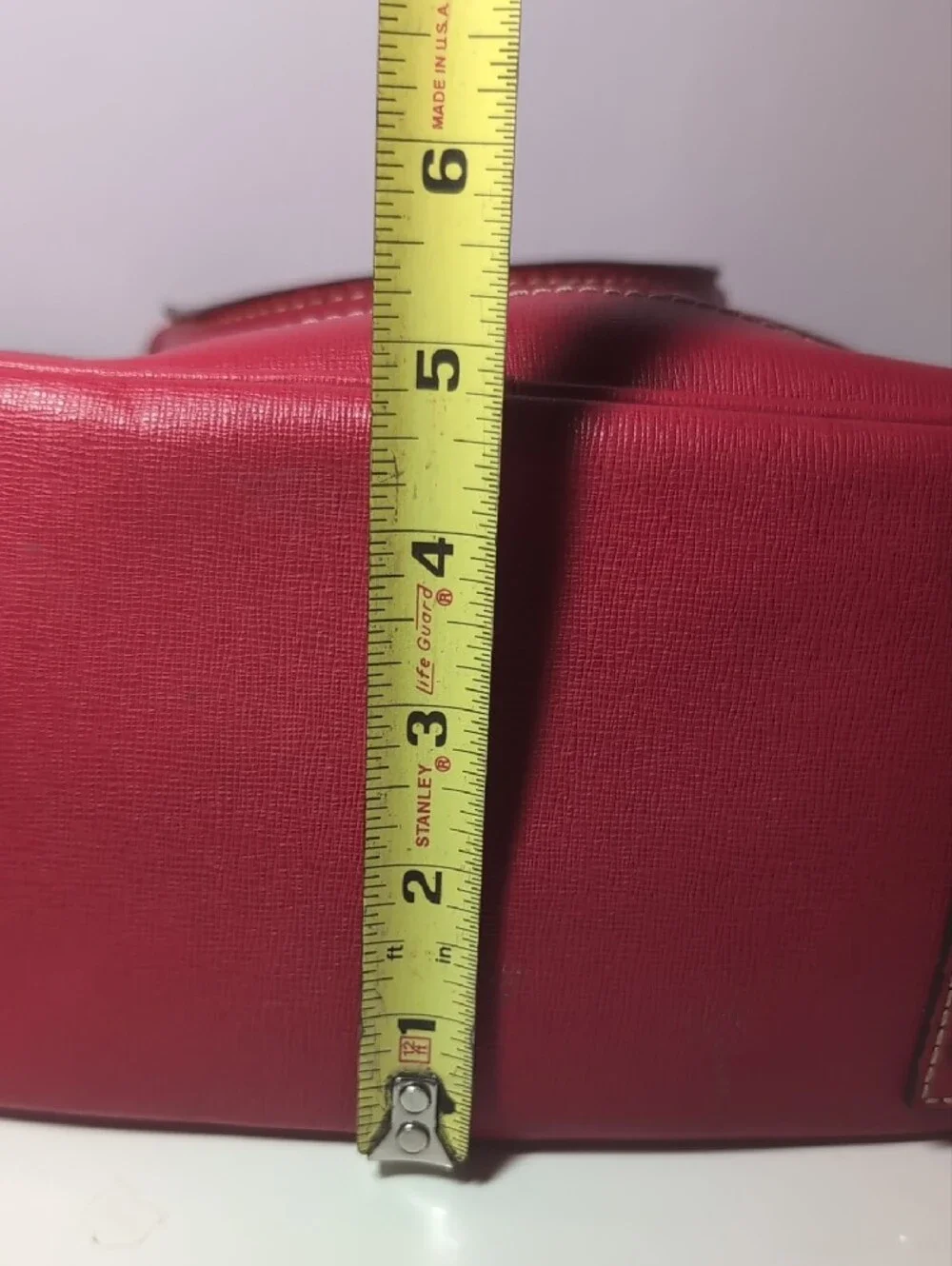 Dooney & Bourke Red Saffiano Satchel